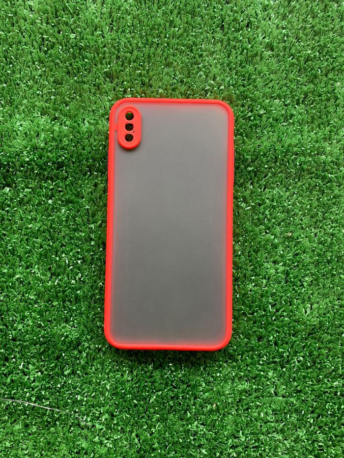 Gambar Hybrid case iphone X / Xs - RED dari Mycaseindmlg undefined Tokopedia