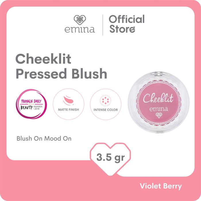 Gambar Emina Cheek Lit Pressed Blush 3.5 gr - Blush On - 02. Cotton Cand dari dianarianingsih undefined 5 Tokopedia