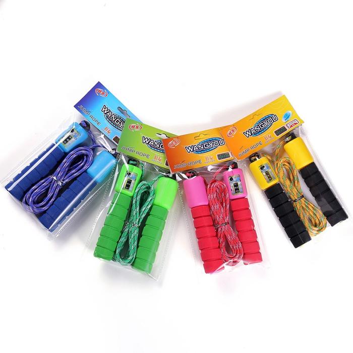 Gambar Jump Rope Skipping Soft Handle with Counter / Tali Lompat alat hitung - Warna Random dari VIPBAZAAR undefined Tokopedia