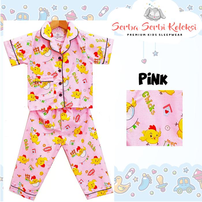 Gambar Piyama Anak Katun / Baju Tidur Anak Katun Lovely Marie Cat - Pink, S dari SerbaSerbiKoleksi_NEW undefined Tokopedia
