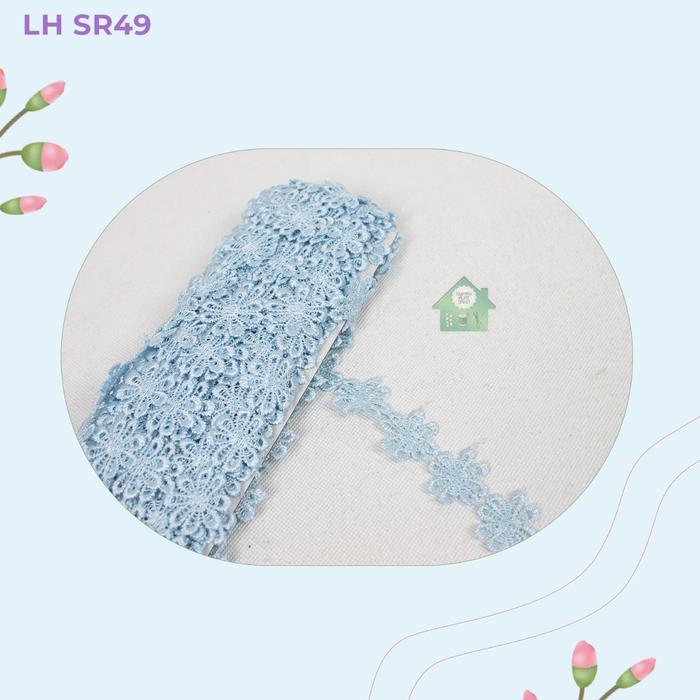 Gambar Renda Giper Bordir Baju / Rok Bentuk Bunga LHSR49 - 542 dari Rumah Alat Jahit undefined Tokopedia