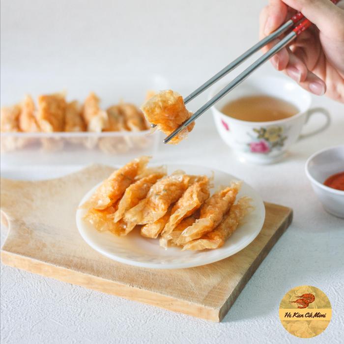 Gambar He Kien Udang Goreng/ Prawn Beancurd Shrimp Roll Cik Mimi Dimsum dari He Kien Cik Mimi undefined Tokopedia