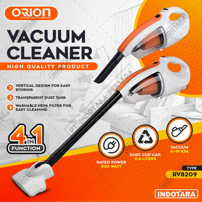Gambar Vacuum Cleaner / Alat Penyedot Debu Orion - RV8209 - Hitam dari PT. Indotara Persada undefined 4 Tokopedia