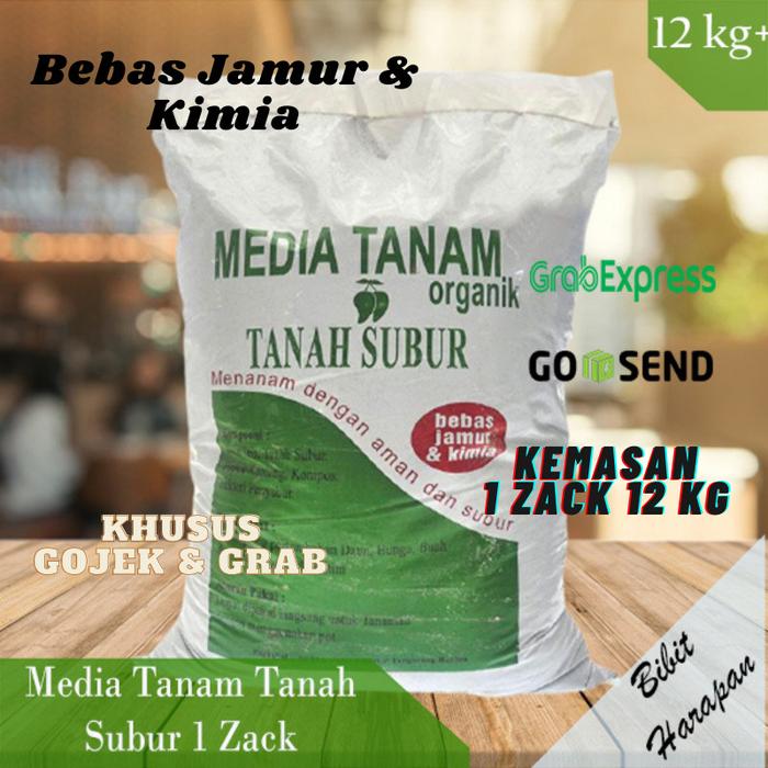 Gambar Media Tanam Tanah Subur 1 ZACK Pupuk Kandang Pupuk Kompos GOJEK GRAB - Tanah Subur dari Bibit Harapan undefined Tokopedia
