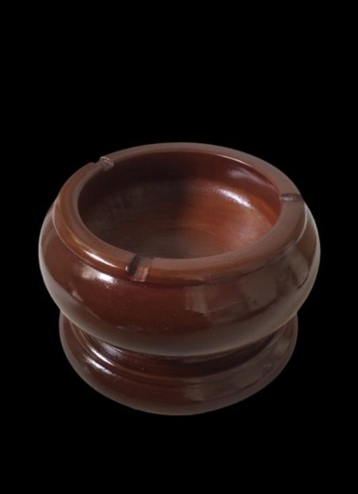 Gambar asbak kayu jati asli diameter 12cm - Polos dari Samudjaya_NEW undefined Tokopedia
