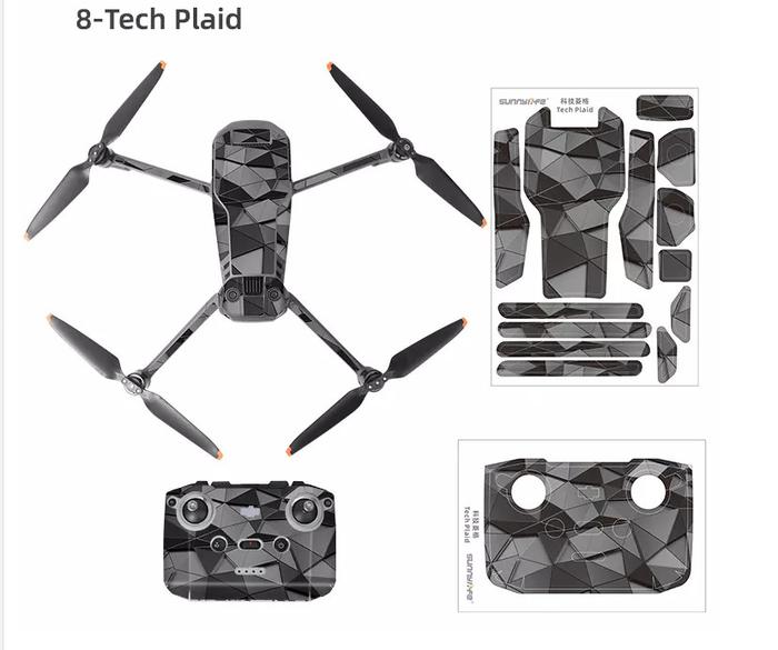 Gambar Dji Mavic 3 Sticker - Dji Mavic 3 Stickers - Dji Mavic 3 Stiker - Tech Plaid dari Pusat Acc Import_NEW undefined Tokopedia