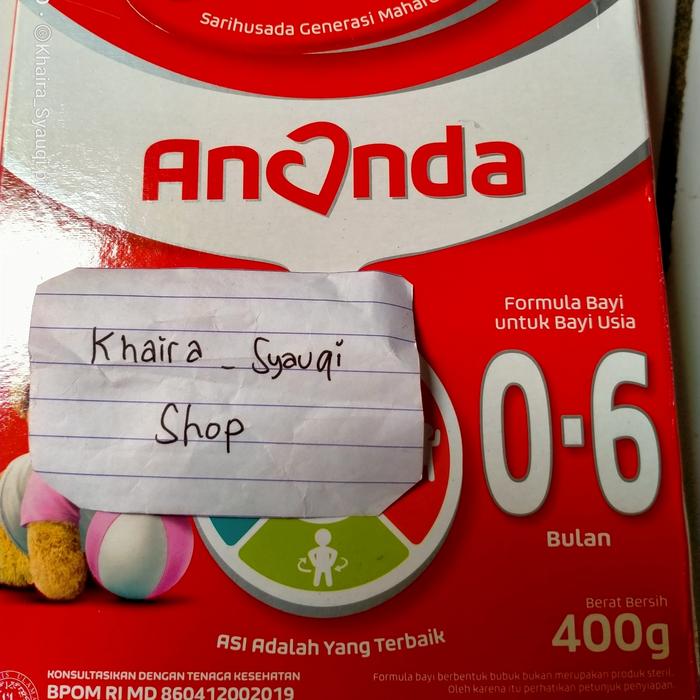 Harga SGM Ananda 1 Formula Bayi 0-6 Bulan 400 gr di Tokopedia
