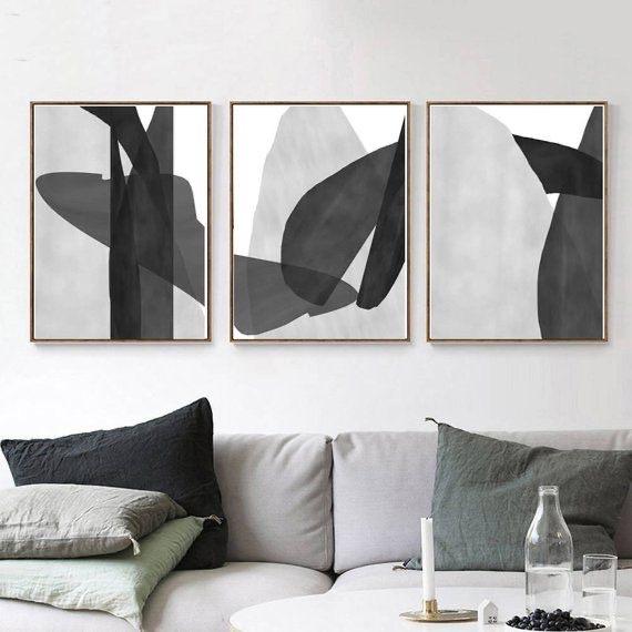 Gambar LUKISAN ABSTRAC|40x60|3PCS - D dari DiniArtPainting undefined Tokopedia