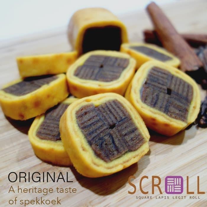 Gambar Kue Lapis Legit Scroll Imlek Full Roll - Original dari SCROLL LAPIS ROLL undefined Tokopedia