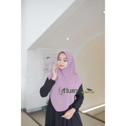 Gambar Bergo PET MARWAH NON TALI ORI HUSNA -Bergo Polos -Jilbab Jersey -Hijab - LILAC dari Azrina Collection Grosir undefined Tokopedia