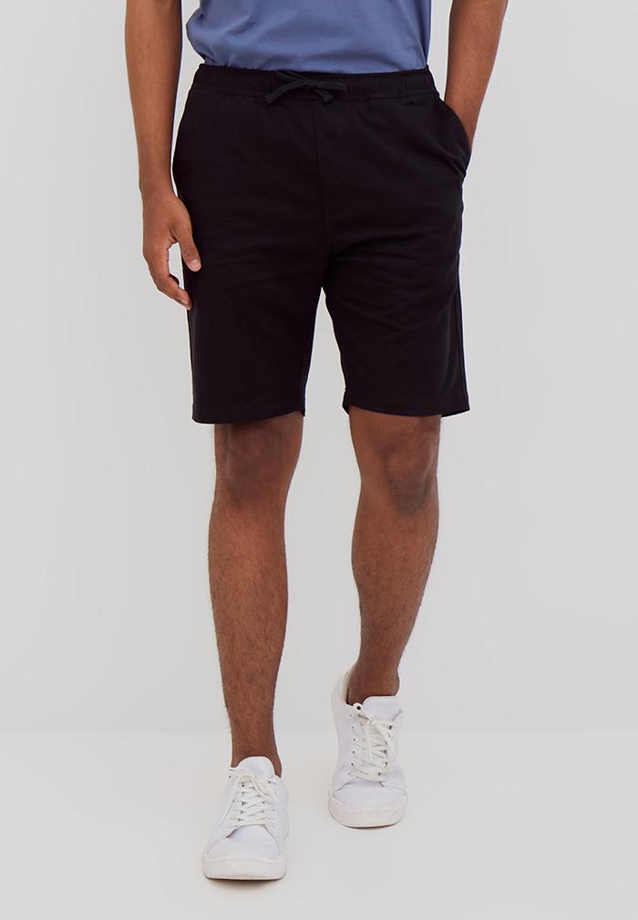 Gambar MEN'S TOP Celana Pendek Pria Casual Slim Fit SCOTTIE - BLACK - BLACK, XXL dari Men's Top Official undefined Tokopedia