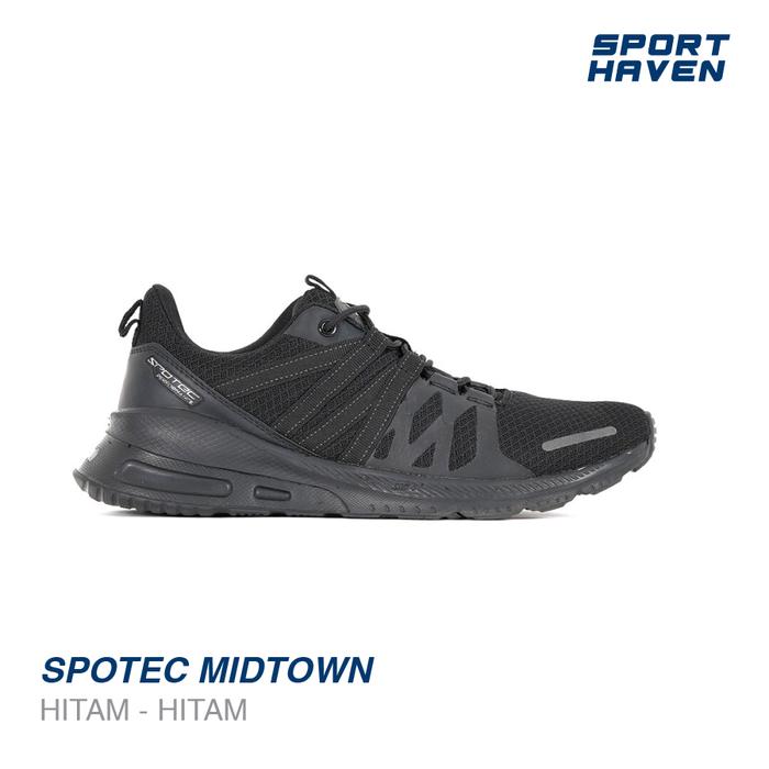 Gambar Spotec Midtown Running Shoes Hitam-Hitam - 38 s/d 44 dari Sport Haven undefined Tokopedia