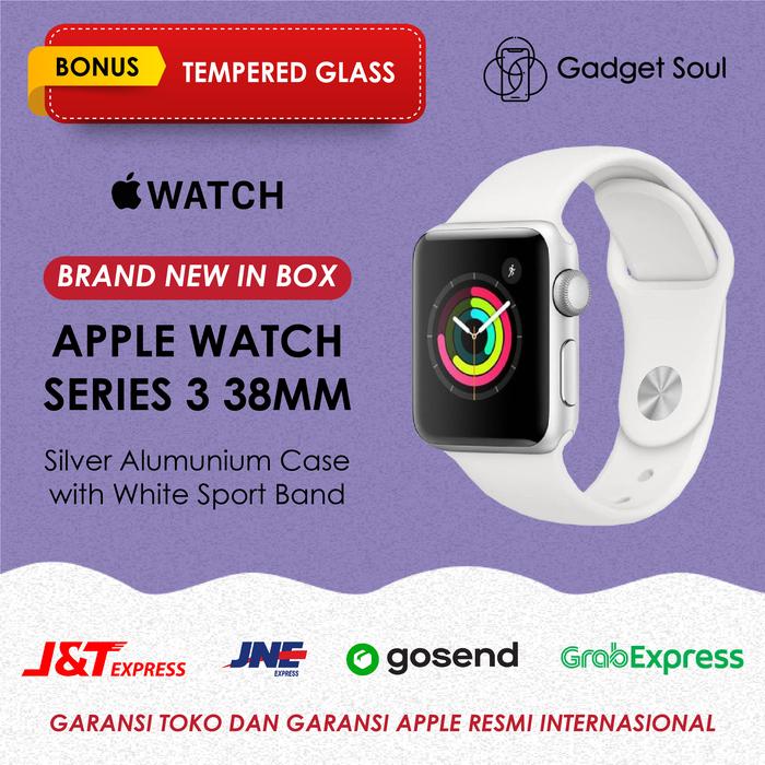 Jual Apple Watch Series 3 38mm Silver 
