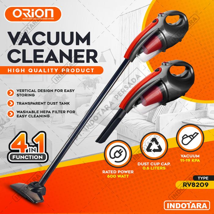 Gambar Vacuum Cleaner / Alat Penyedot Debu Orion - RV8209 - Hitam dari PT. Indotara Persada undefined Tokopedia