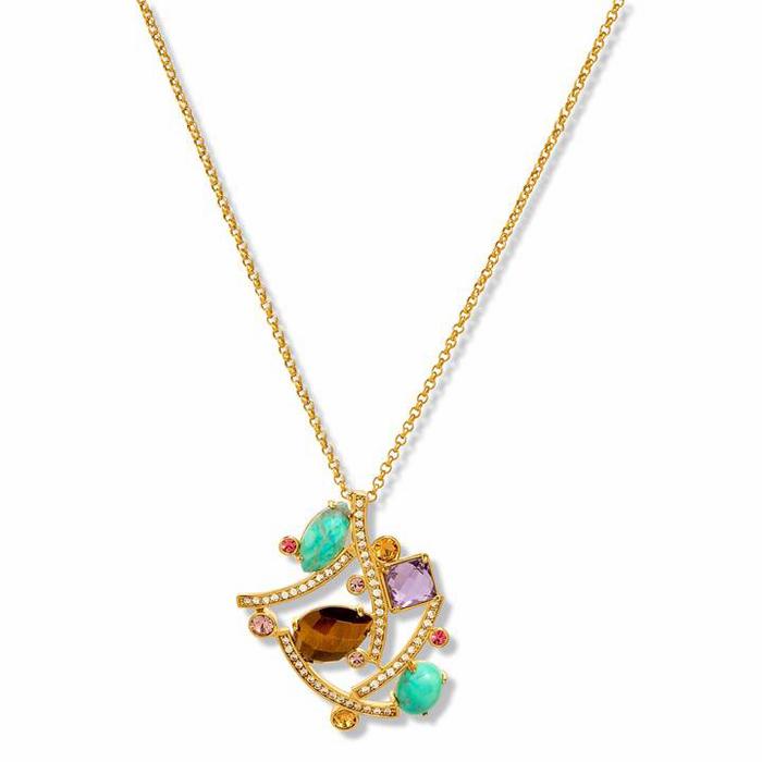 Jual Sunny Turquoise Pendant Necklace 