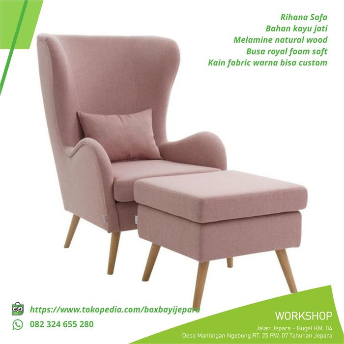 Gambar Kursi sofa menyusui, kursi ibu bayi, kursi perlengkapan bayi, dari Jepara Ukir Furniture Store undefined Tokopedia