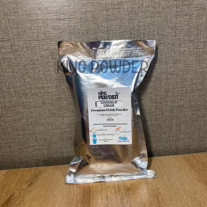 Gambar Premium Powder Drink / Bubuk Vanilla / Thai Tea / Cappucino 250gr - Cookies n Cream dari King Powder ID undefined Tokopedia