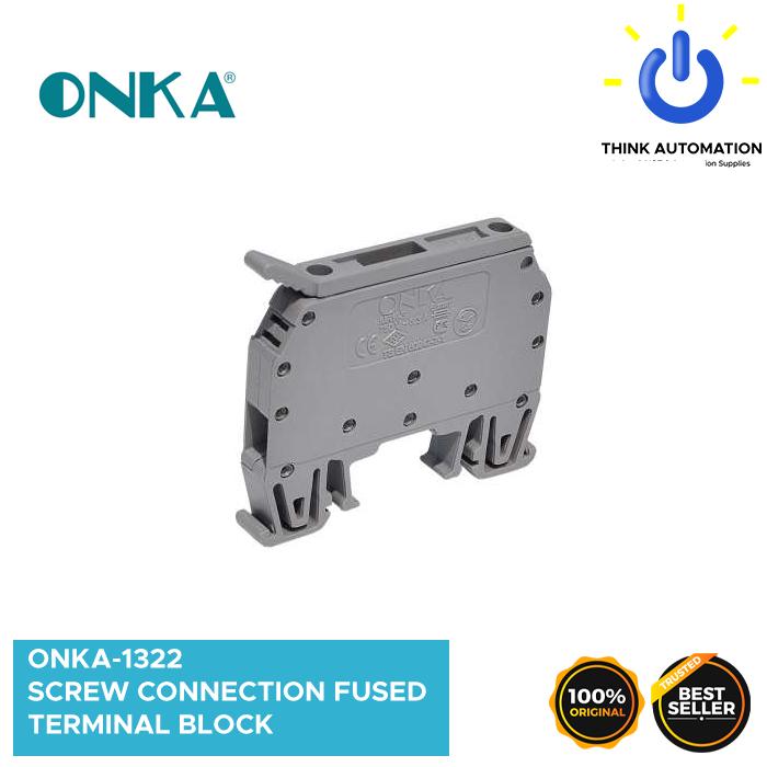 Jual Screw Connection Fused Terminal Block ONKA1322 Kab. Bekasi