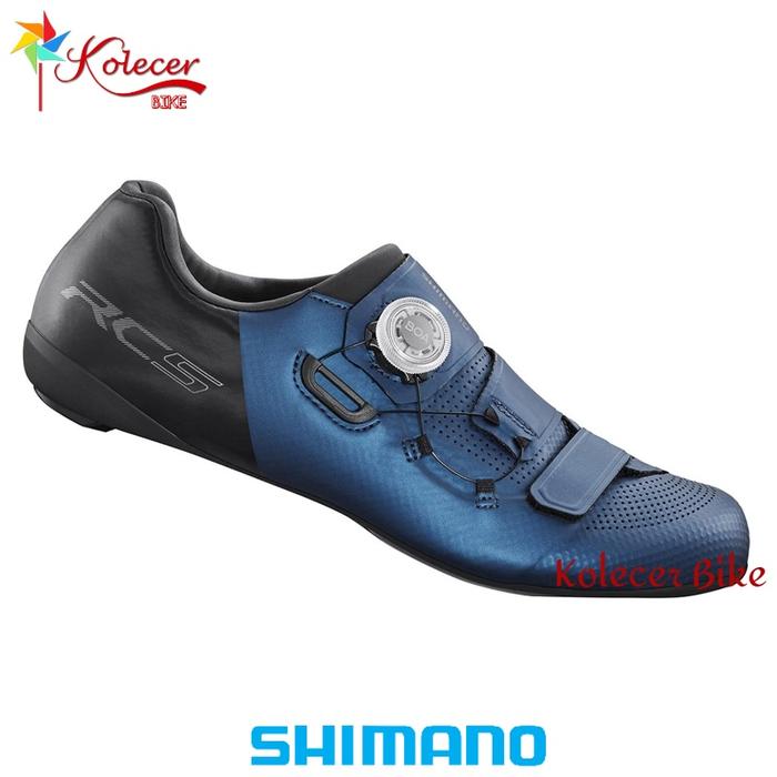 Jual Shimano SH RC502 RC5 Cycling Road Shoes Sepatu Sepeda Blue