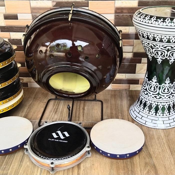 Gambar Rebana Full Set Polos Jepara - Hitam dari Anwarrebanatulungagung undefined Tokopedia