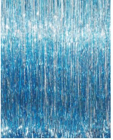 Gambar Tirai Foil Backdrop Party - Biru Muda dari GCS Skuin Store undefined Tokopedia
