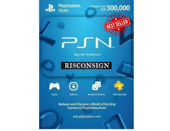 Gambar PSN Wallet Gift Card IDR 300K PS4 dari Risconsign undefined Tokopedia