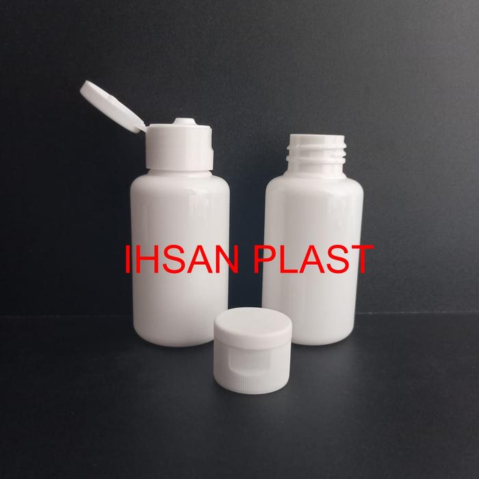 Gambar BOTOL PET TUB 60 ML DOVE TUTUP FLIPTOP - Putih dari Ihsan Plast undefined Tokopedia