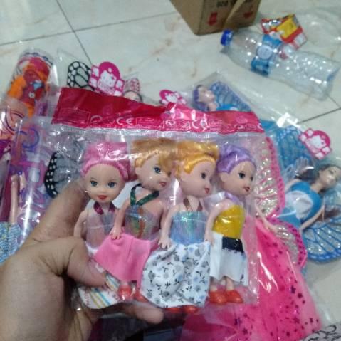 Gambar boneka berbie kecil isi 4 pcs dari Amaliyah31 undefined Tokopedia