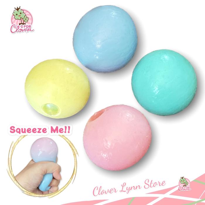 Gambar LUMINOUS SQUEEZE STRESS BALLS / ball fidget tiktok nyala glow dark gid - Pastel Ball, Minor Deffect dari Clover Lynn Store undefined Tokopedia