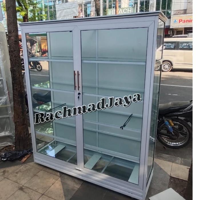 Gambar lemari display alumunium dari RachmadJaya undefined Tokopedia