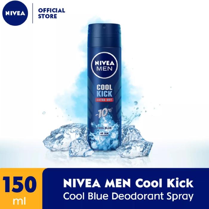 Gambar Nivea Men Deodorant Cool Kick Spray 150 mL dari Jarva Store undefined Tokopedia