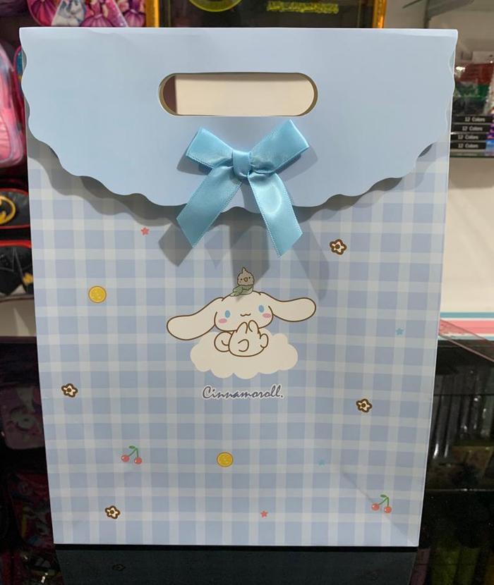 Gambar Paper bag Tas Kado Tutup size L motif - Biru Muda dari BSG stationary undefined Tokopedia