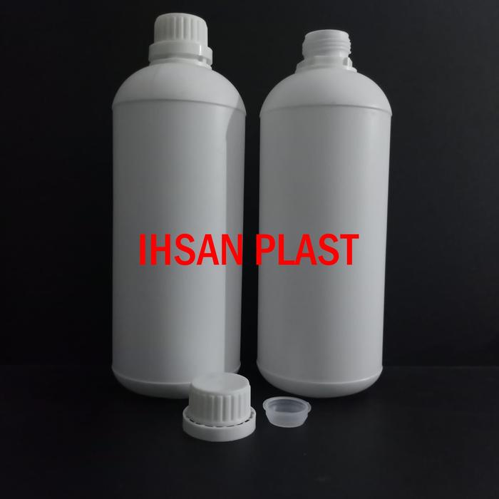 Gambar BOTOL LABOR 1 LITER PUTIH DOVE dari Ihsan Plast undefined Tokopedia