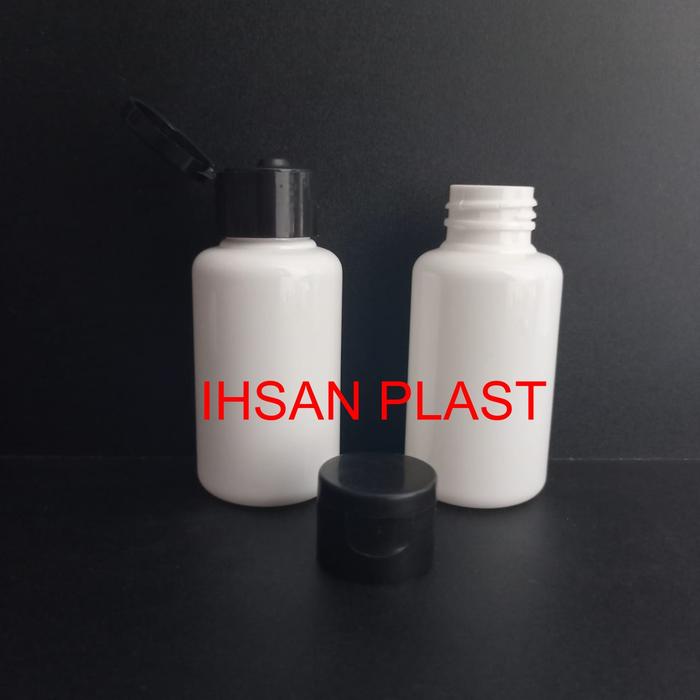 Gambar BOTOL PET TUB 60 ML DOVE TUTUP FLIPTOP - Hitam dari Ihsan Plast undefined Tokopedia