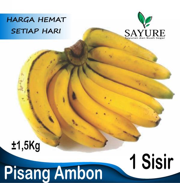 Gambar PISANG AMBON BERKUALITAS 1 SISIR dari Sayure01 undefined Tokopedia