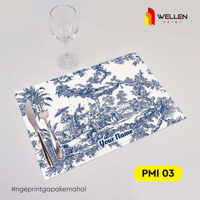 Gambar WELLEN PRINT - Table Runner Placemat custom Motif Imlek / Taplak Meja Alas makan CNY - PMI 03, Placemat dari WELLEN PRINT OFFICIAL undefined Tokopedia