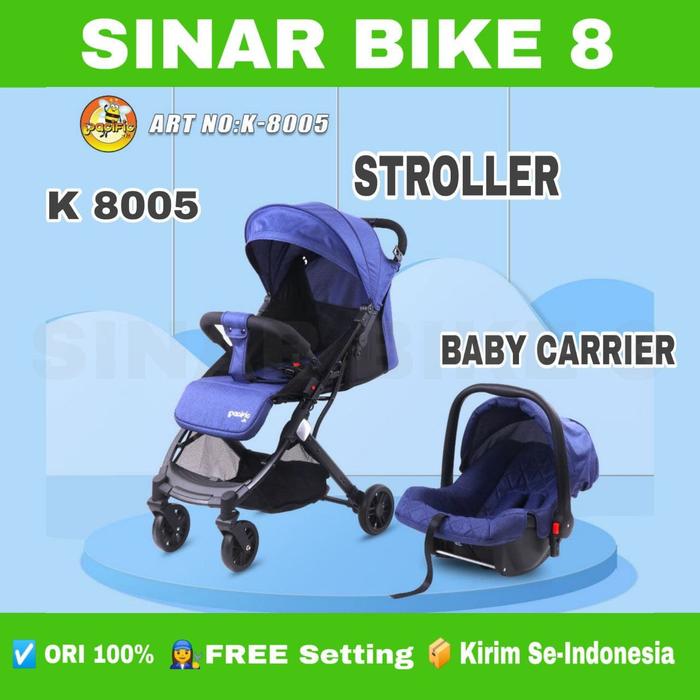 Jual Baby Stroller Baby Carrier Pacific K8005 Posisi Duduk