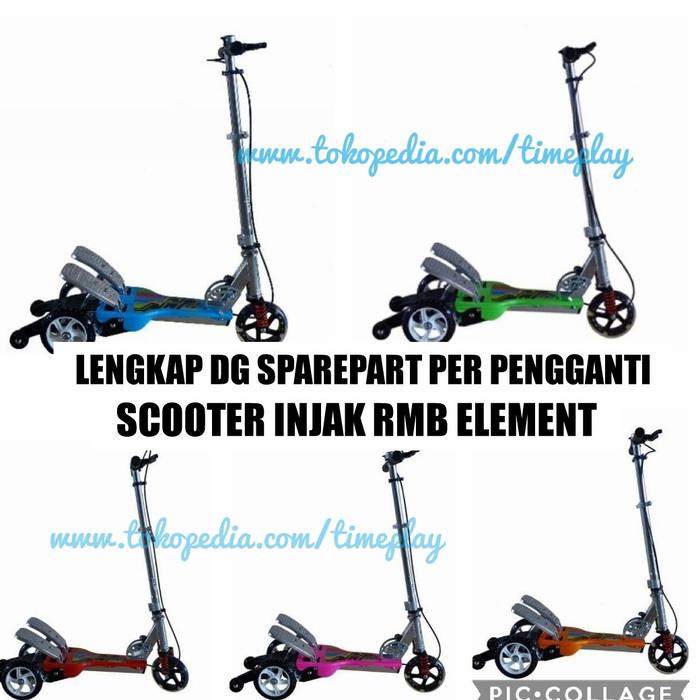 Gambar GOSEND SEMARANG OTOPET SCOOTER INJAK RMB DUAL PEDAL INJAKAN ALLUMINIUM dari timeplay undefined Tokopedia