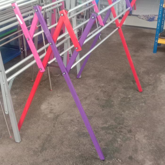 Gambar JEMURAN ALUMUNIUM KAKI KOTAK - warna warni 100 dari Toko Pratama Karya undefined Tokopedia