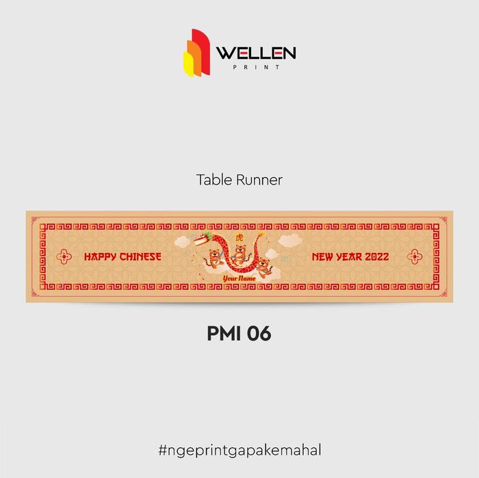 Gambar WELLEN PRINT - Table Runner Placemat custom Motif Imlek / Taplak Meja Alas makan CNY - PMI 06, Paket Taplak dari WELLEN PRINT OFFICIAL undefined Tokopedia