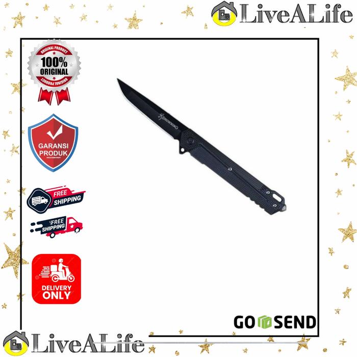 Gambar BROWNING Pisau Lipat Outdoor Portable Knife Survival Tool - HTG11 - Hitam dari LiveALife Home Solutions undefined Tokopedia