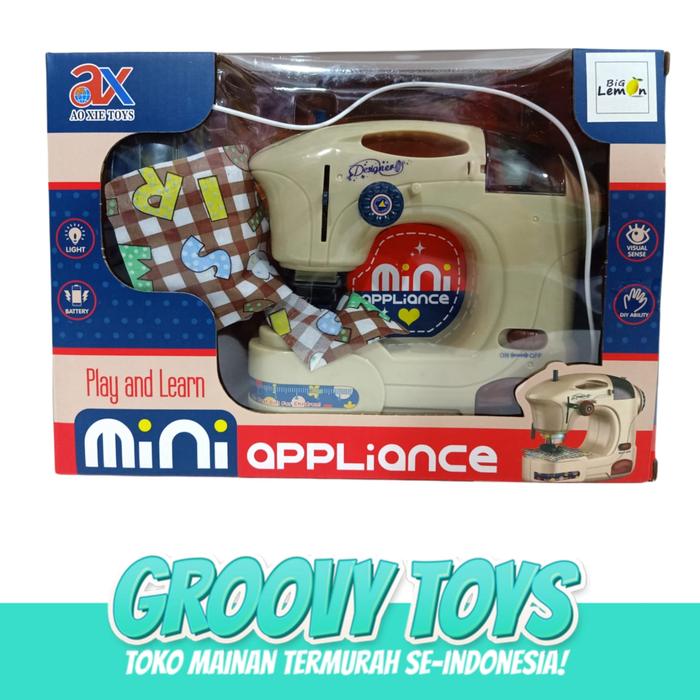 Gambar Mainan Anak Mesin Jahit Mini Appliance Play & learn machine dari GROOVYTOYS undefined Tokopedia
