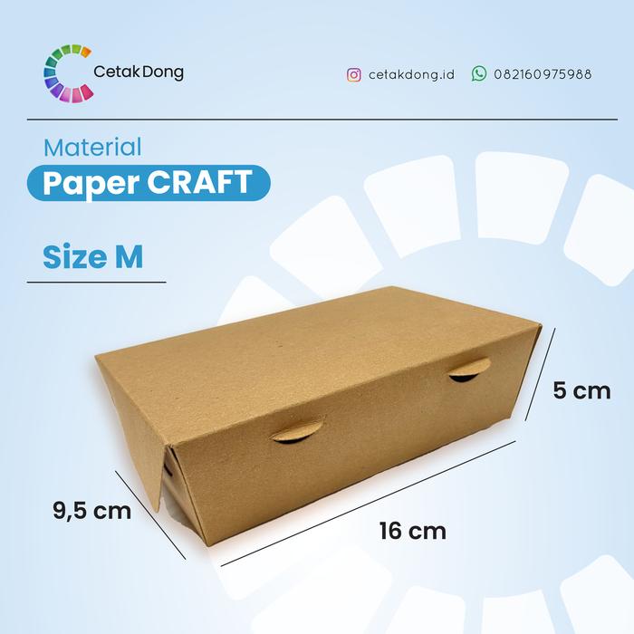 Gambar PAPER KRAFT LUNCH BOX - KOTAK MAKAN - KOTAK SNACK - KOTAK AYAM GEPREK dari CETAK PRINTING MEDAN undefined Tokopedia