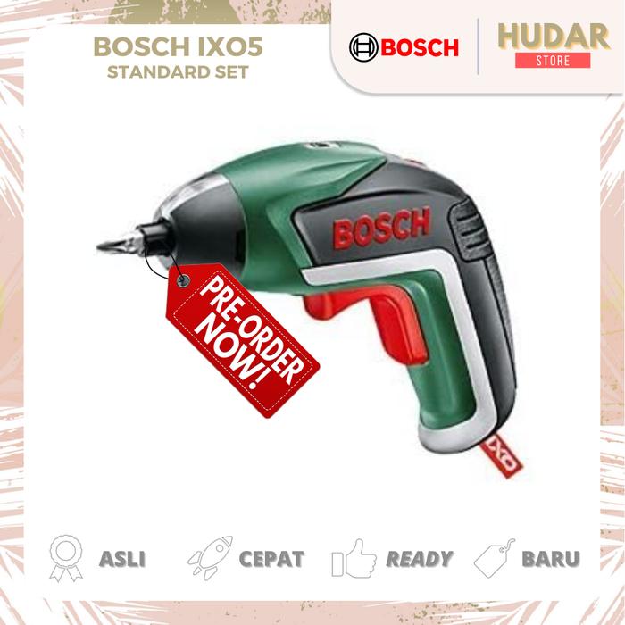 Gambar Cordless Screwdriver Bosch IXO5 + Aksesoris tersedia - Standard Set dari Hudar undefined Tokopedia