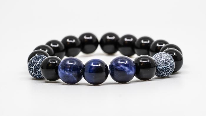 Gambar SORCERY Bracelet 18K REALGOLD Gelang Kulit Pria Wanita-NatStone07 - NS01 dari Sorcery undefined Tokopedia