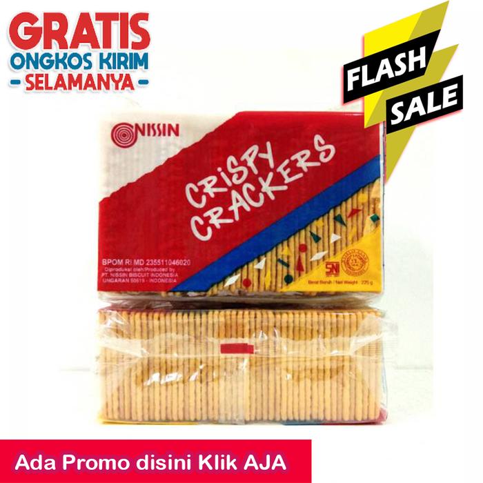 Gambar biskuit snack Nissin Crispy Crackers 225 gr dari serbadiskon1 undefined Tokopedia
