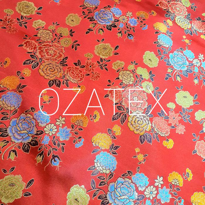Gambar Kain Congsam / Chongsam / Ceongsam / Cheongsam Tebal 11 - Merah dari Toko Ozatex undefined Tokopedia
