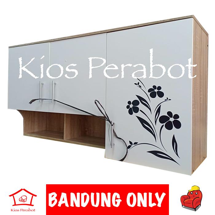 Gambar Kitchen Set Atas Bawah Dahlia / lemari dapur / kabinet - Lemari atas 3p dari Kios Perabot Bandung undefined Tokopedia