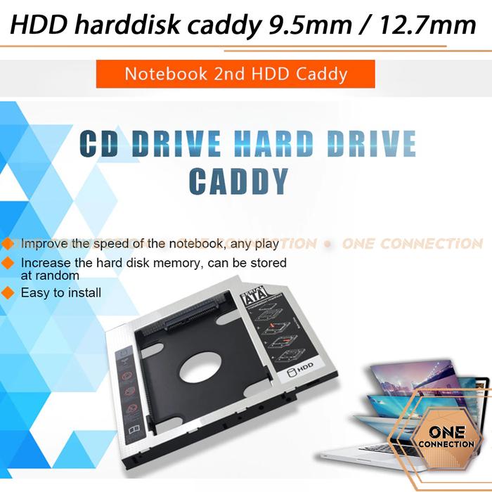 Jual Second HDD harddisk caddy SSD sata for laptop - Main Image