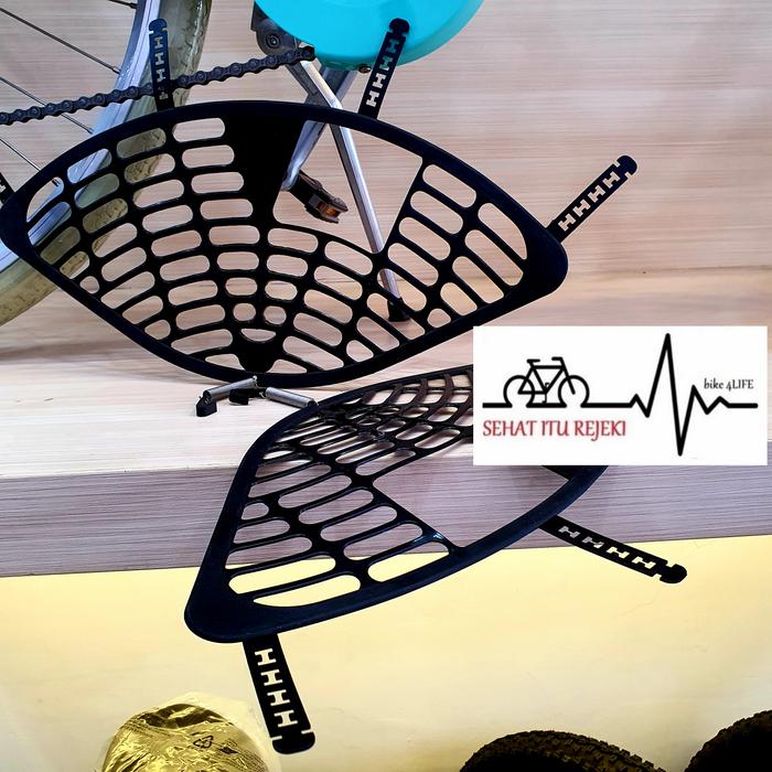 Gambar JARING - JARING PELINDUNG BONCENGAN SEPEDA. BICYCLE SAFETY PLASTIC NET dari SEHAT ITU REJEKI undefined Tokopedia